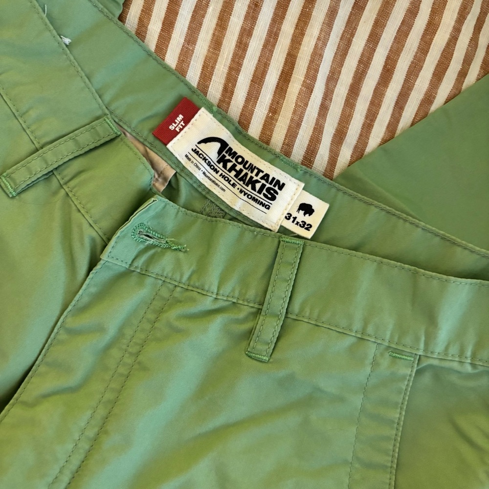 Mountain Khakis Sage Green Trousers
